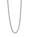 Lagos Men's Sterling Silver Anthem Double Link Caviar Chain Necklace, 24 - Exclusive In Silver
