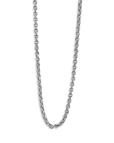 Lagos Men's Sterling Silver Anthem Double Link Caviar Chain Necklace, 24 - Exclusive In Metallic