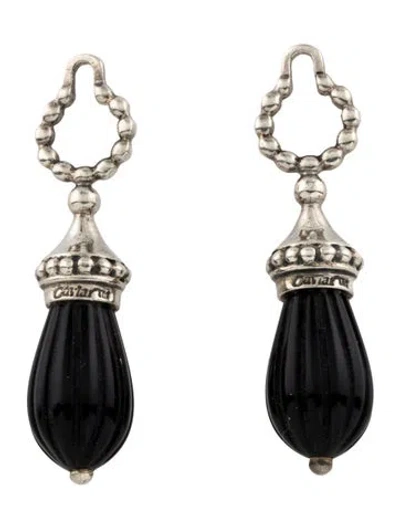 Pre-owned Lagos Onyx Earrings Jackets In Multi