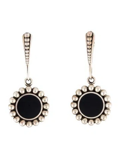 Pre-owned Lagos Onyx Maya Inlay Drop Earrings In Multi