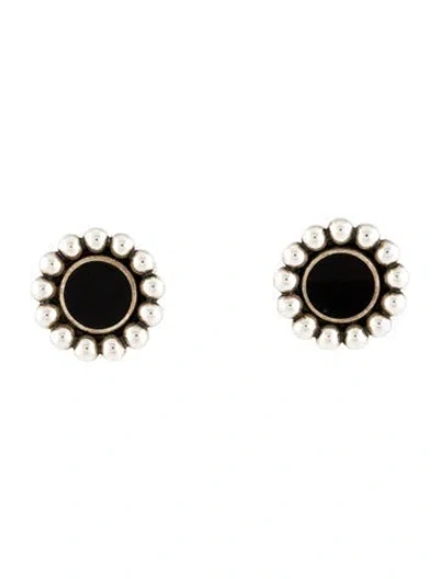 Pre-owned Lagos Onyx Maya Stud Earrings In Multi