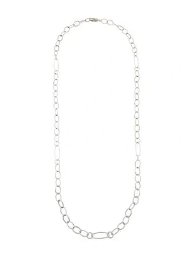 Pre-owned Lagos Oval Chain Link Necklace, 34" In Multi