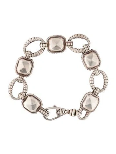 Pre-owned Lagos Oval Link Bracelet, 6.75" In Multi
