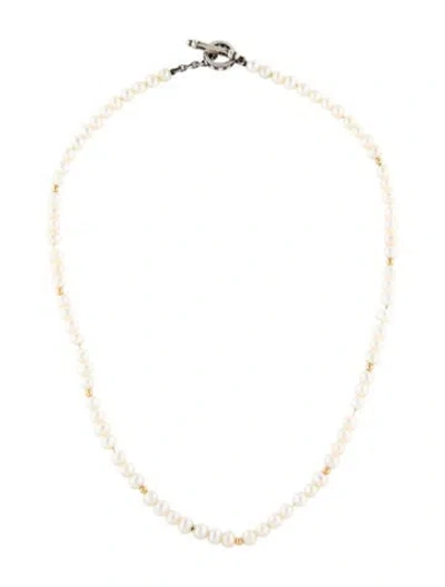 Pre-owned Lagos Pearl Bead Strand, 16.25" In Multicolor