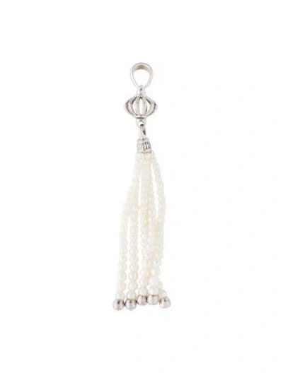 Pre-owned Lagos Pearl Tassel Pendant In Multi