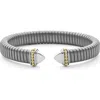 Lagos Pointed Dome Cuff Bracelet In Two-tone
