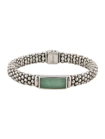 Pre-owned Lagos Quartz Caviar Bracelet, 6.75", 6.75" In Multicolor