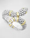 Lagos Rare Wonders Serpent Ring In Silver