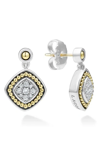 Lagos Rittenhouse Diamond Pavé Drop Earrings In Silver