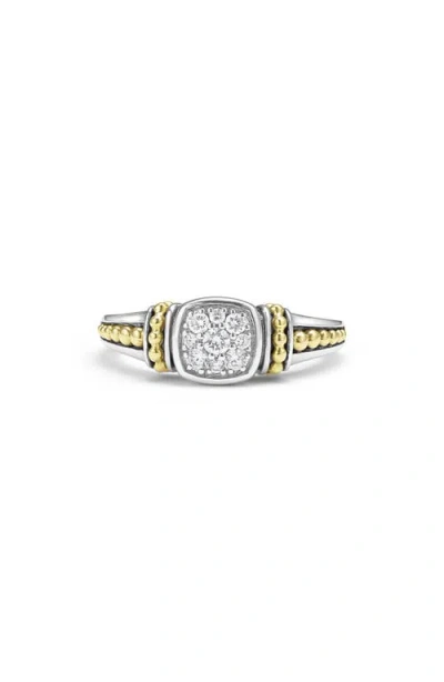 Lagos Rittenhouse Diamond Pavé Ring In Silver