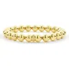 Lagos Signature Caviar Beaded Stretch Bracelet In Gold