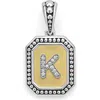 Lagos Signature Caviar Initial Enhancer In Two-tone K