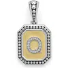 Lagos Signature Caviar Initial Enhancer In Two-tone Q