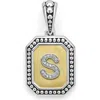 Lagos Signature Caviar Initial Enhancer In Two-tone S