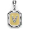 Lagos Signature Caviar Initial Enhancer In Two-tone V