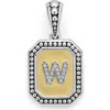 Lagos Signature Caviar Initial Enhancer In Two-tone W