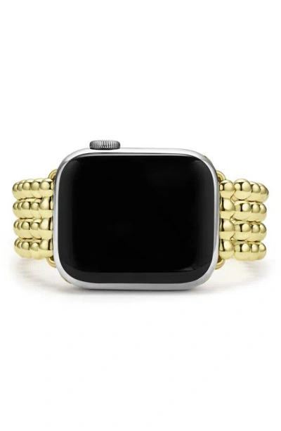 Lagos Smart Caviar Apple Watch® Watchband In Gold
