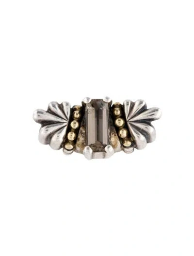 Pre-owned Lagos Smoky Quartz Charm In Multicolor