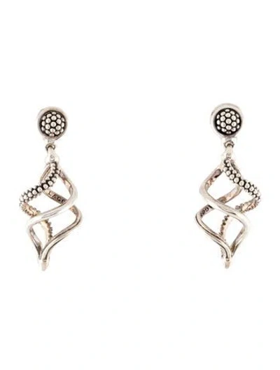 Pre-owned Lagos Spiral Drop Earrings In Multicolor