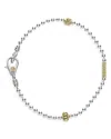 Lagos Caviar Icon Single Strand Bracelet In Gold/silver