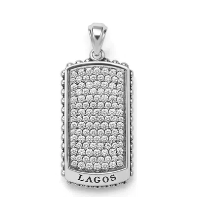 Lagos Sterling Silver Diamond Enhancer Pendant