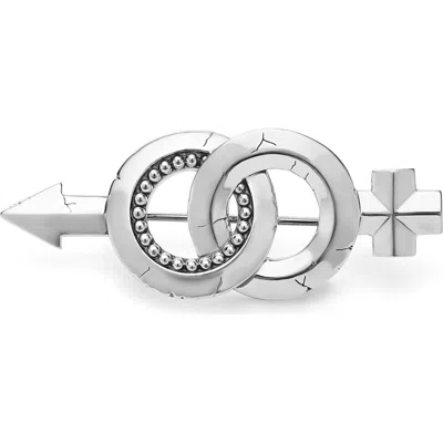 Lagos Sterling Silver Gender Pin