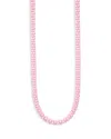 Lagos Pink Caviar Ceramic Beaded Necklace In Pink