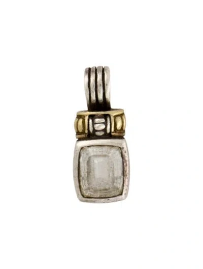 Pre-owned Lagos Topaz Caviar Pendant In Multi