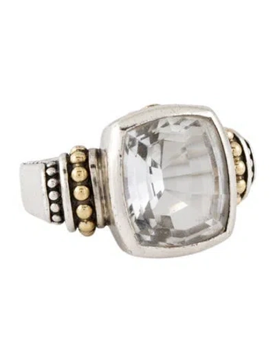 Pre-owned Lagos Topaz Cocktail Ring In Multi