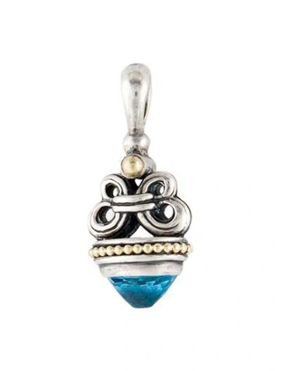 Pre-owned Lagos Topaz Pendant, 1" In Multi