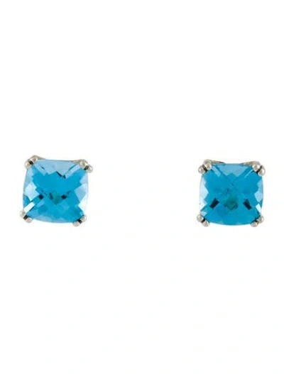 Pre-owned Lagos Topaz Rittenhouse Stud Earrings In Multi