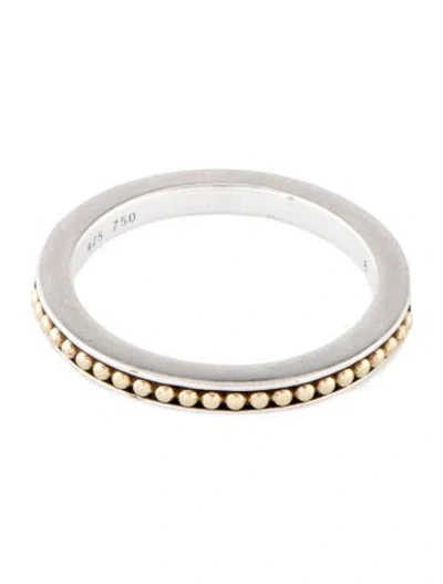 Pre-owned Lagos Two-tone Band In Multicolor