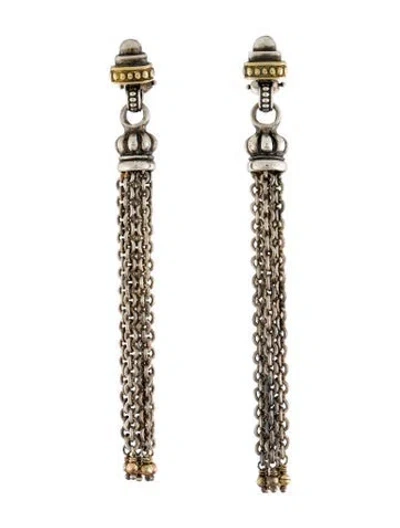 Pre-owned Lagos Two-tone Drop Earrings In Multi
