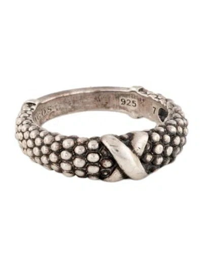 Pre-owned Lagos X Caviar Ring In Multicolor