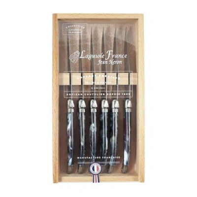 Laguiole 6 Piece Steak Knife Set In Neutral
