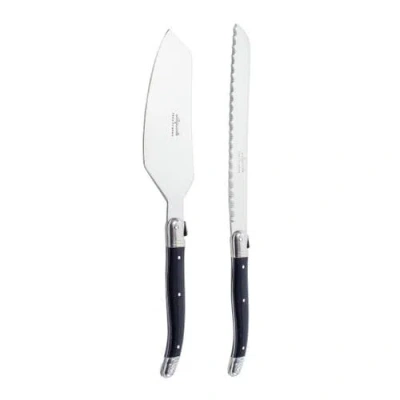 Laguiole Cake Serving Set In Black