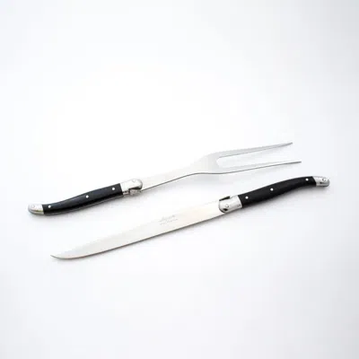 Laguiole Carving Set In Black