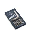 Laguiole Heritage Stainless Steel 6-pc. Steak Knife Set In Blue