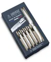 Laguiole Heritage Stainless Steel 6-pc. Steak Knife Set In White