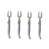 Laguiole Mini Cheese Fork In Silver