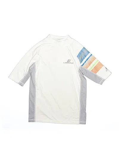 Pre-owned Laguna Kids' 3/4 Sleeve T-shirt In Silver