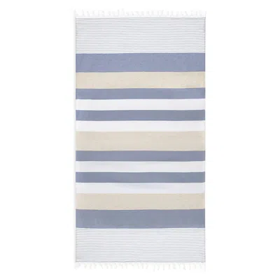 Laguna Beach Textile Co. Laguna Beach Turkish Beach Towel In Sea  Dune