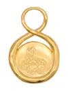 Lah Paris Aries-engraved Infinity-design Pendant In Gold