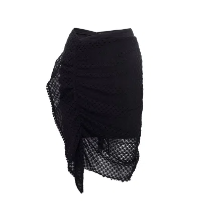 Lahive Women's Black Elle Lace Skirt