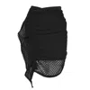 Lahive Women's Black Gizelle Ruffle + Lace Skirt In Black