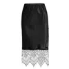 LAHIVE WOMEN'S BLACK HEMATITE BIAS SKIRT