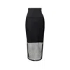 Lahive Women's Black Sonny Mesh Corset Skirt In Black