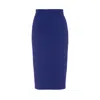 Lahive Women's Blue Layla Knit Body Con Skirt In Blue