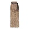 Lahive Women's Gold Genevive Sequin Skirt In Gold