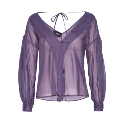 Lahive Amalfi Coast Amethyst Top In Pink/purple